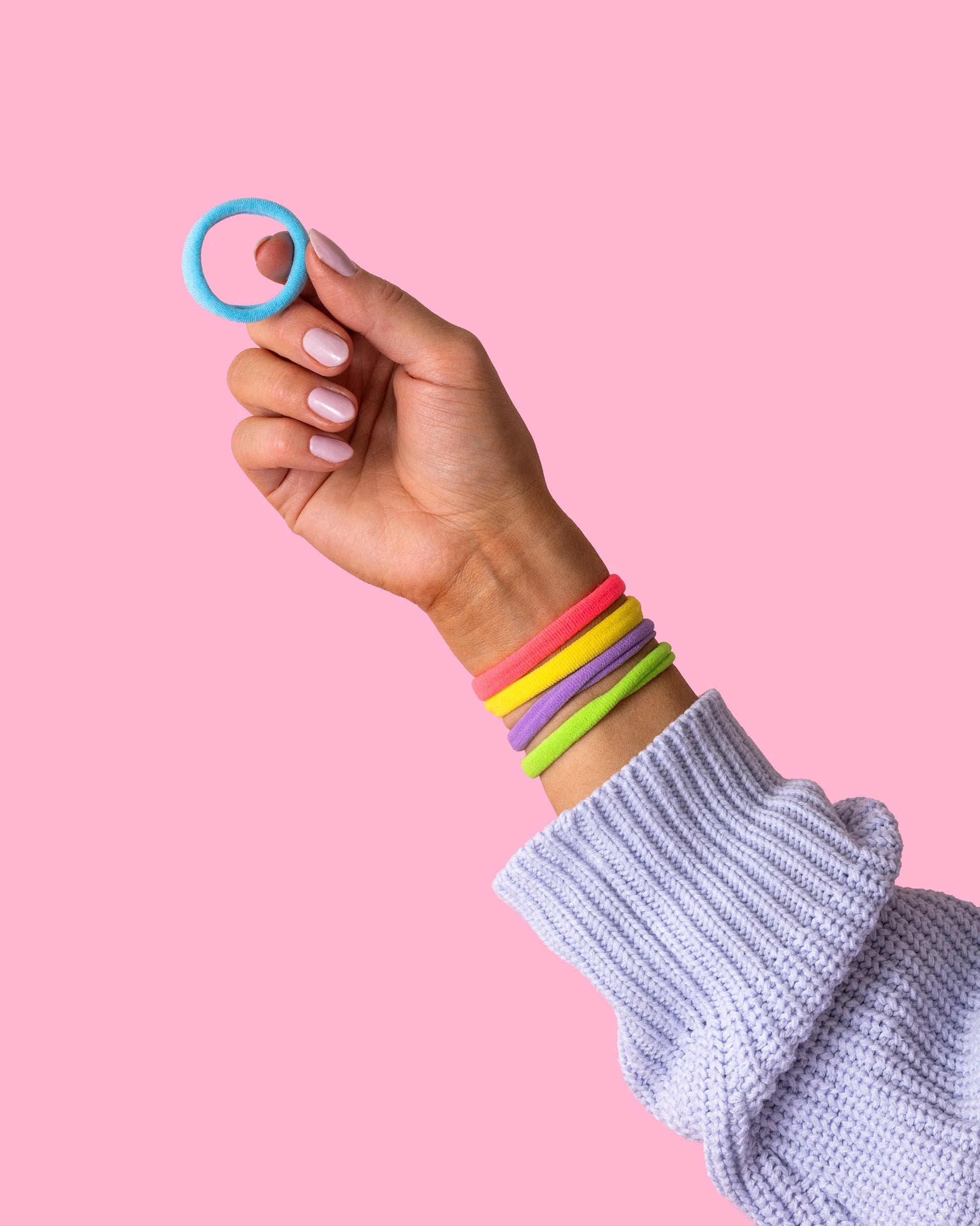 Colorful Hair Ties - Set of 20 - Savannah Creations