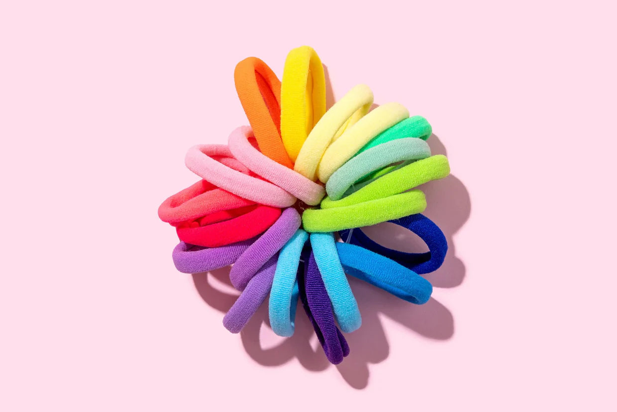 Colorful Hair Ties - Set of 20 - Savannah Creations