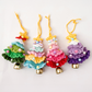 Plush Christmas Bell Ornaments Crochet Christmas Tree Mini Decor & Car Hanging - Savannah Creations