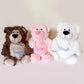 Custom Embroidered Bear – Personalized Baby Name Keepsake Plush Animal __etsy:8015517943