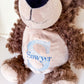 Custom Embroidered Bear – Personalized Baby Name Keepsake Plush Animal __etsy:8015517941