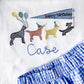 Embroidered Birthday Boy Puppy Outfit: Personalized Cotton Shirt & Shorts Set