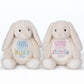Embroidered Easter Bunny – Personalized Plush Keepsake, Baby's First Easter