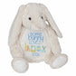 Embroidered Easter Bunny – Personalized Plush Keepsake, Baby's First Easter
