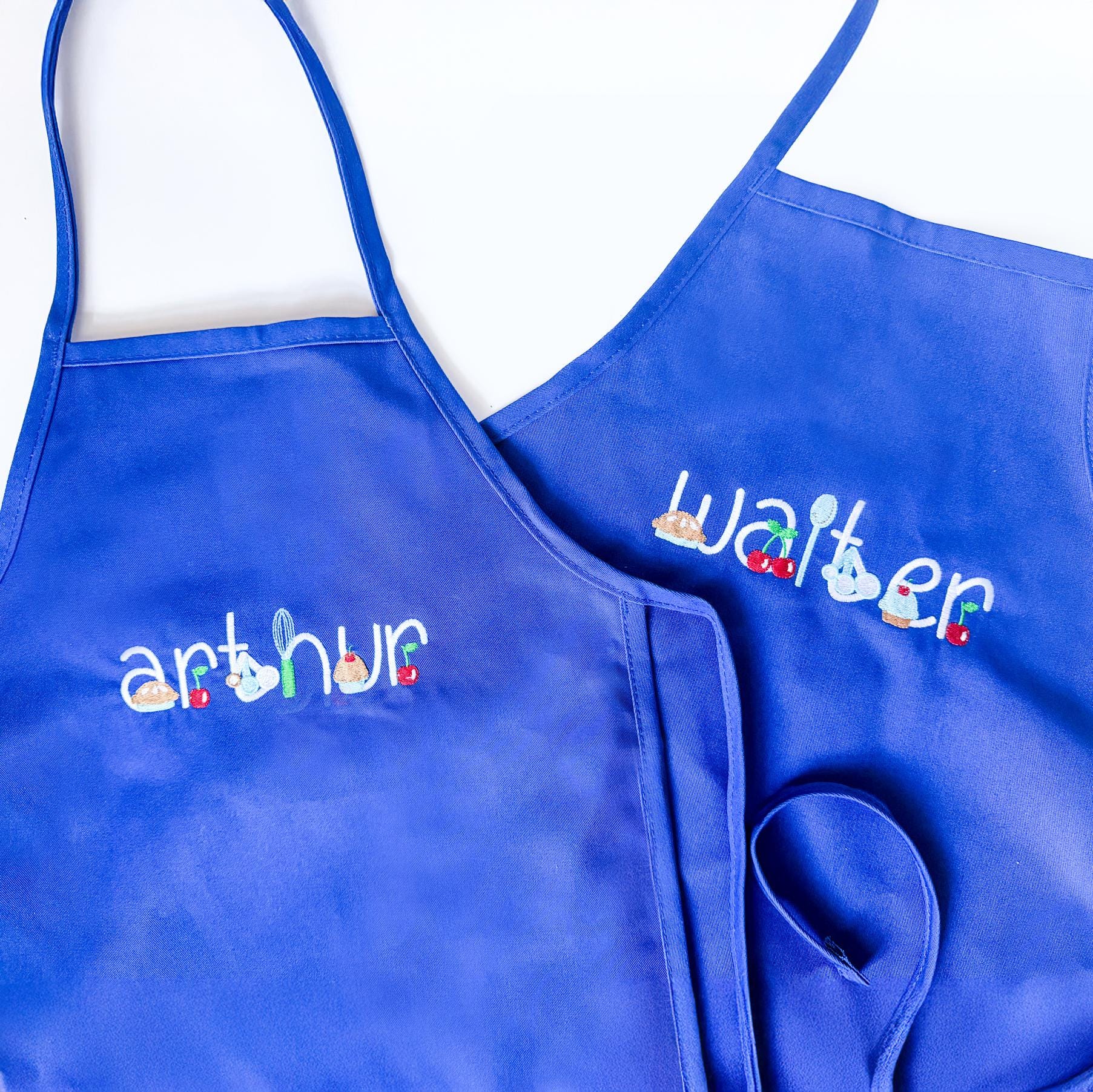 Embroidered Kids Apron, Personalized Name, Chef Gift