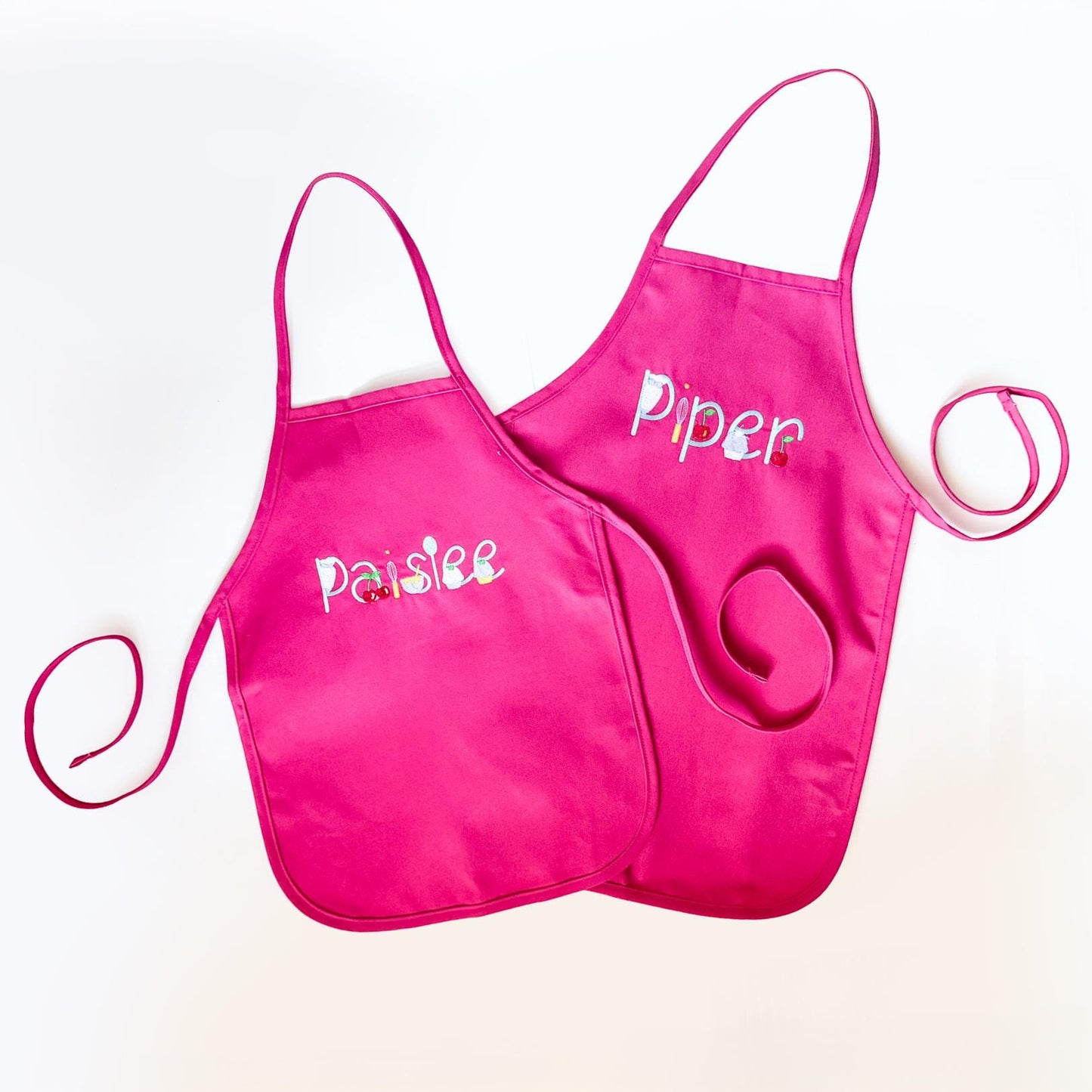 Embroidered Kids Apron, Personalized Name, Chef Gift