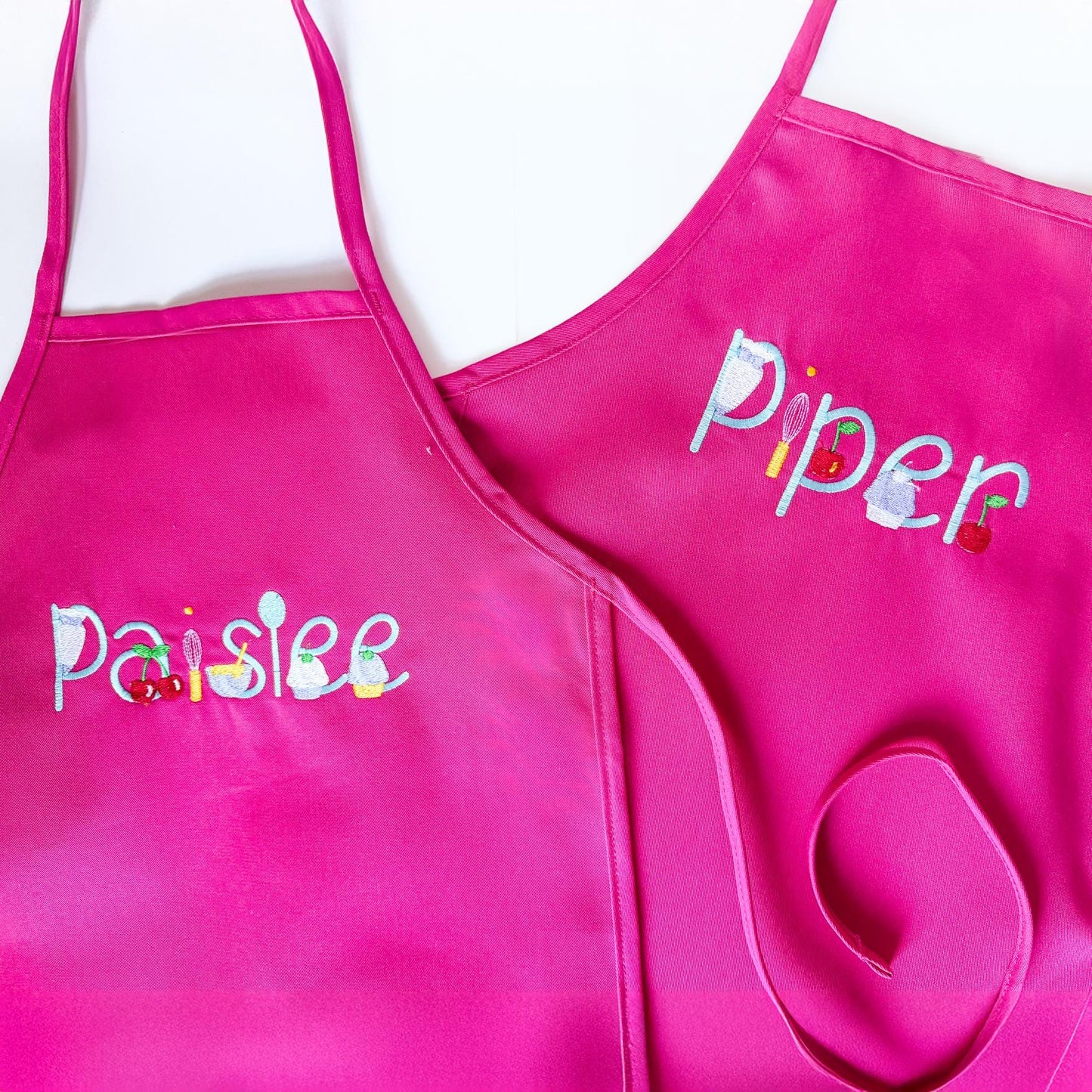 Embroidered Kids Apron, Personalized Name, Chef Gift