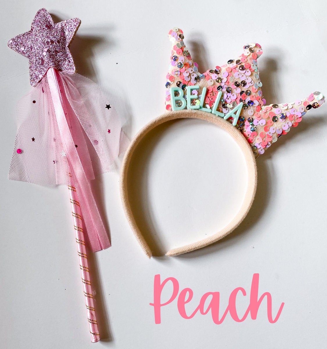 Enchanting Tiara Headband & Magical Fairy Wand Set for Kids - Savannah Creations