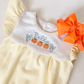 Fall Sibling Collection Baby Girl Pumpkin Bubble - Savannah Creations