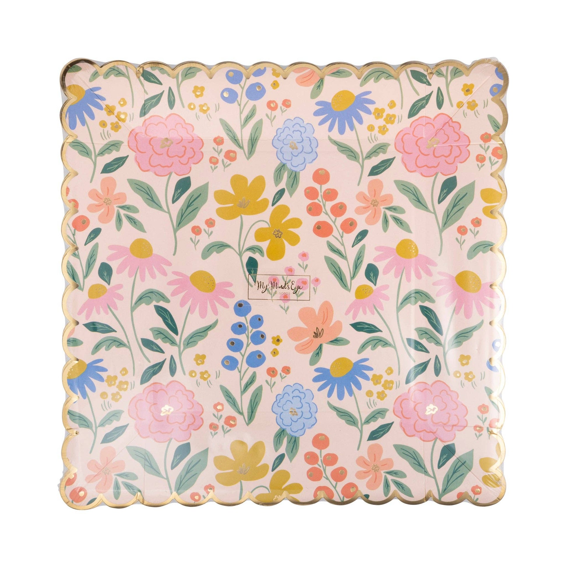 Floral Pattern Plate - Savannah Creations