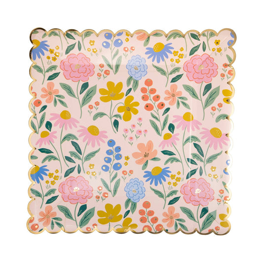 Floral Pattern Plate - Savannah Creations