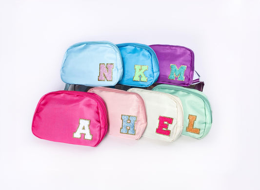 Girl's Monogrammed Belt Bag, Tween/Teen Party Favors - Savannah Creations