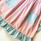 Girl's Monogrammed Christmas Dress Pink - Savannah Creations