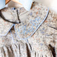 Girl’s Monogrammed Collar Corduroy Dress