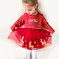 Girl's Monogrammed Santa Tutu Dress - Savannah Creations