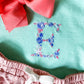 Girl's Personalized Summer Outfit: Embroidered Shirt & Shorts Set - Savannah Creations