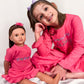 Girl and Doll Monogrammed Custom Matching Dress, Birthday Gift