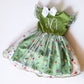 Girl's Monogrammed Spring Dress, Easter Dress, Embroidered Detailed Flowers, Wedding, Party