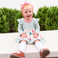 Girl's Festive Christmas Tree Cotton Ruffle Christmas Dress - Savannah Creations