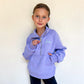 Girls' Monogrammed Scuba Pullover: Half Zip Fleece Sweatshirt