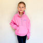 Girls' Monogrammed Scuba Pullover: Half Zip Fleece Sweatshirt