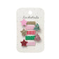 Girls’ Merry Mini Christmas Hair Clips - Savannah Creations