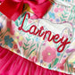 Monogrammed Unicorn Tutu Dress: Embroidered Girl's Birthday Outfit