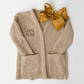 Girls Personalized Cozy Cardigan – Custom Embroidered - Savannah Creations