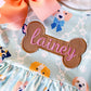 Girls' Monogrammed Puppy Dress: Dog Lover Birthday Party Outfit