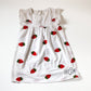 Girls' Monogrammed Strawberry Dress: Embroidered Custom Summer Outfit