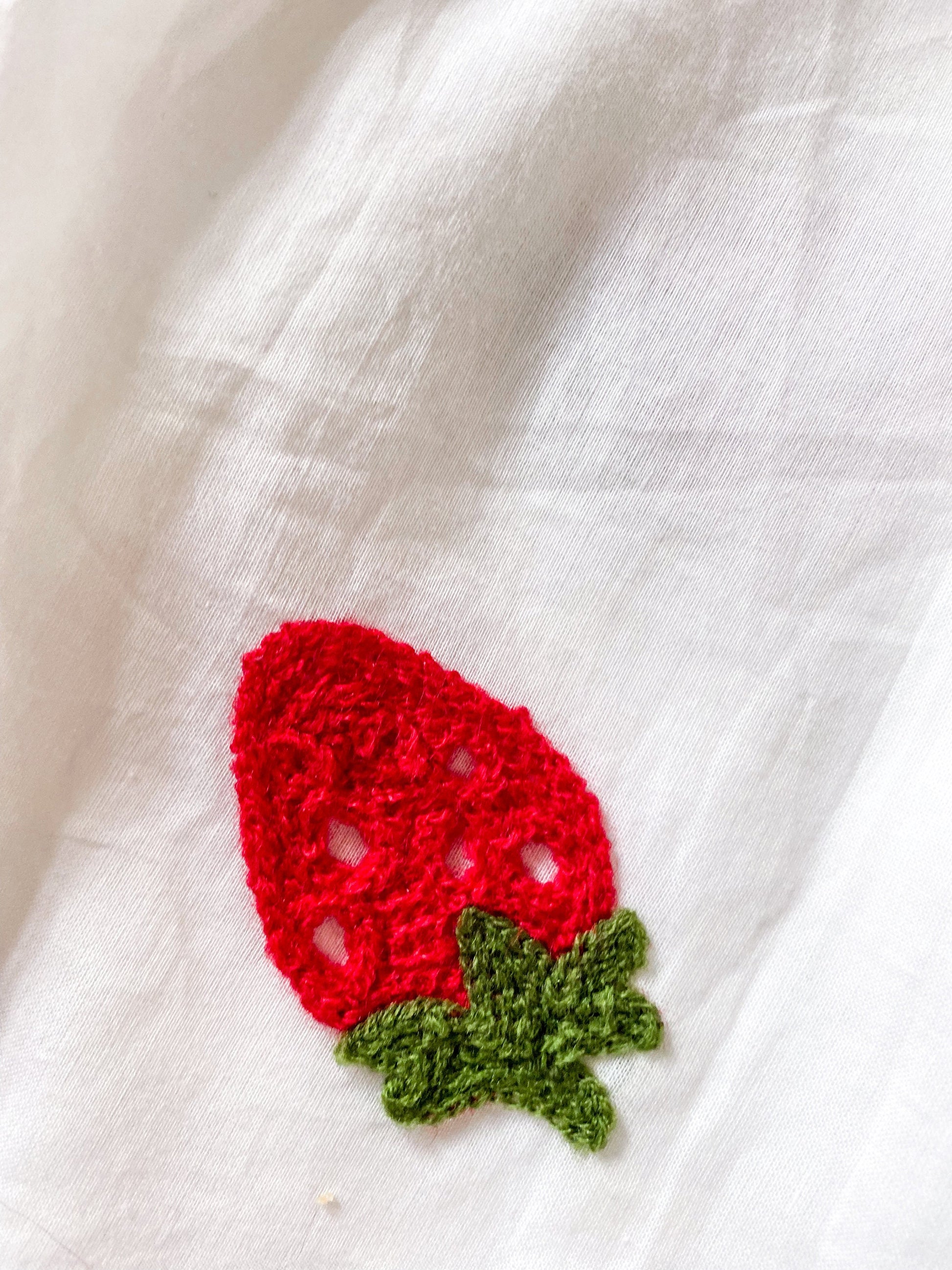 Girls' Monogrammed Strawberry Dress: Embroidered Custom Summer Outfit