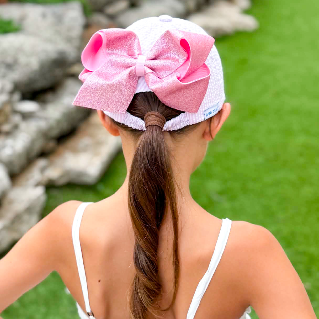 Glitter hair bow - Savannah Creations