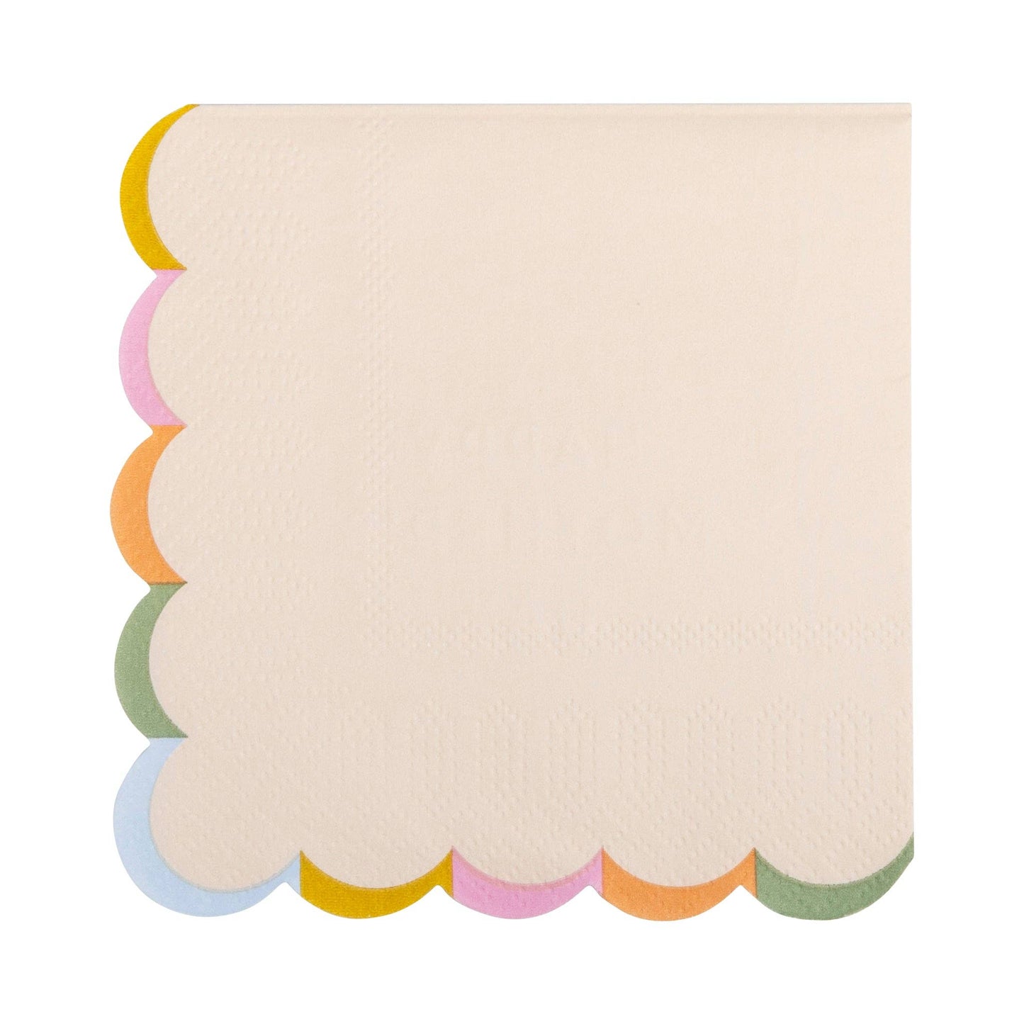 Festive Gold Foil Mother's Day Scalloped Napkin Set - 18 Pack - Savannah Creations