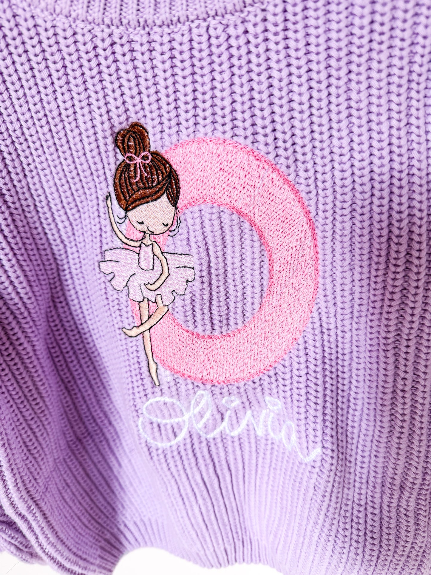 Ballet Embroidered Sweater
