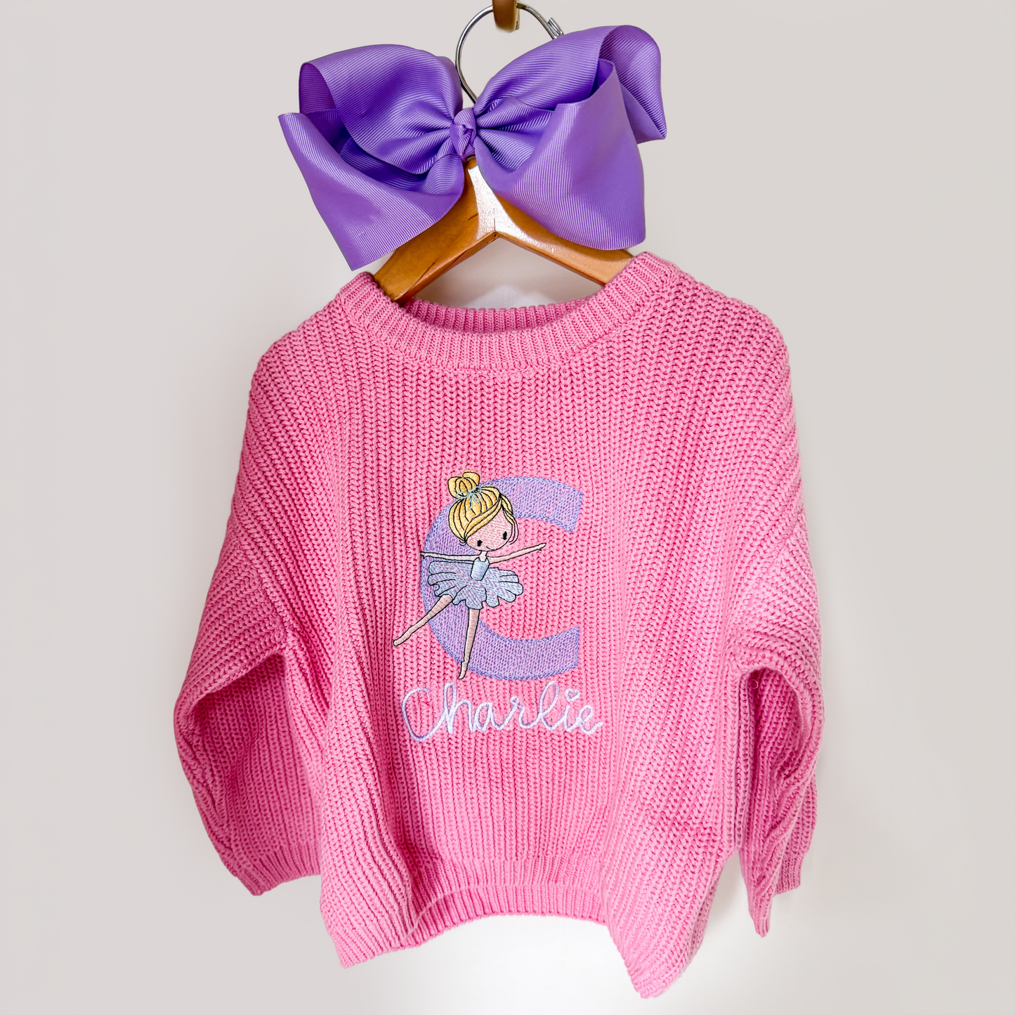 Ballet Embroidered Sweater