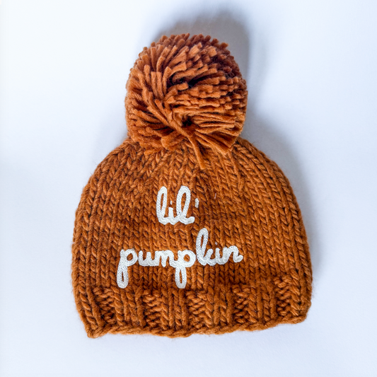 Lil' Pumpkin Beanie Hat for Baby & Kids - Savannah Creations