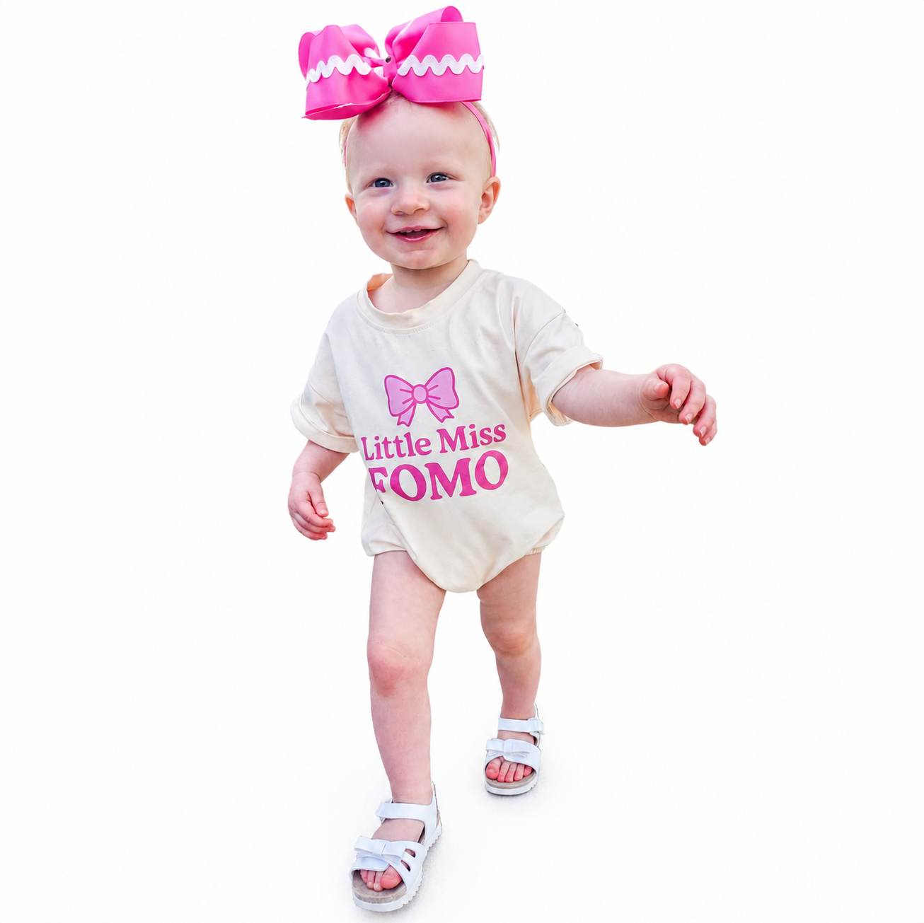 Little Miss Fomo Stylish Baby Bubble Romper - Perfect Gift! - Savannah Creations