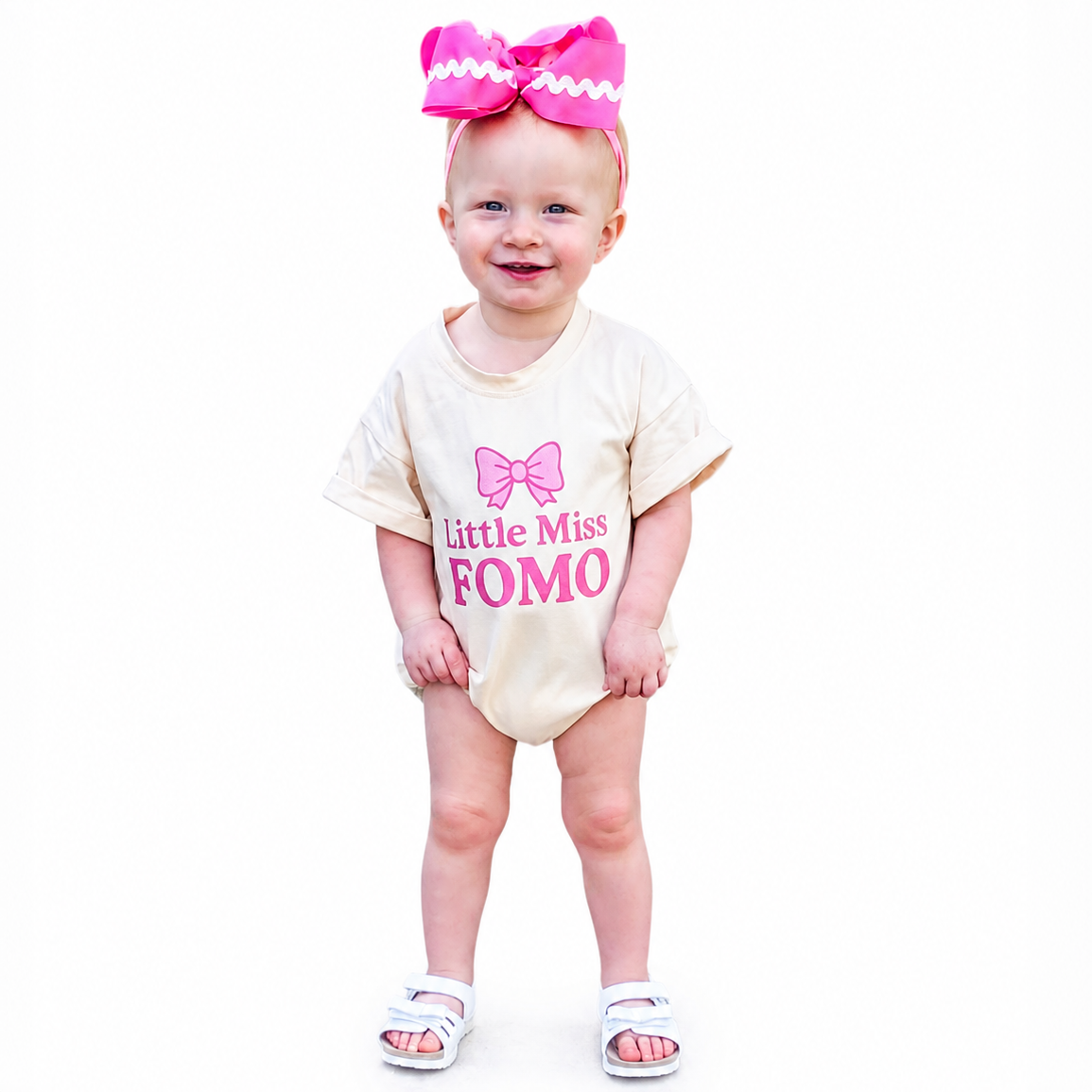 Little Miss Fomo Stylish Baby Bubble Romper - Perfect Gift! - Savannah Creations
