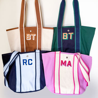 Monogrammed Canvas Tote Bag – Limited Release - Savannah Creations