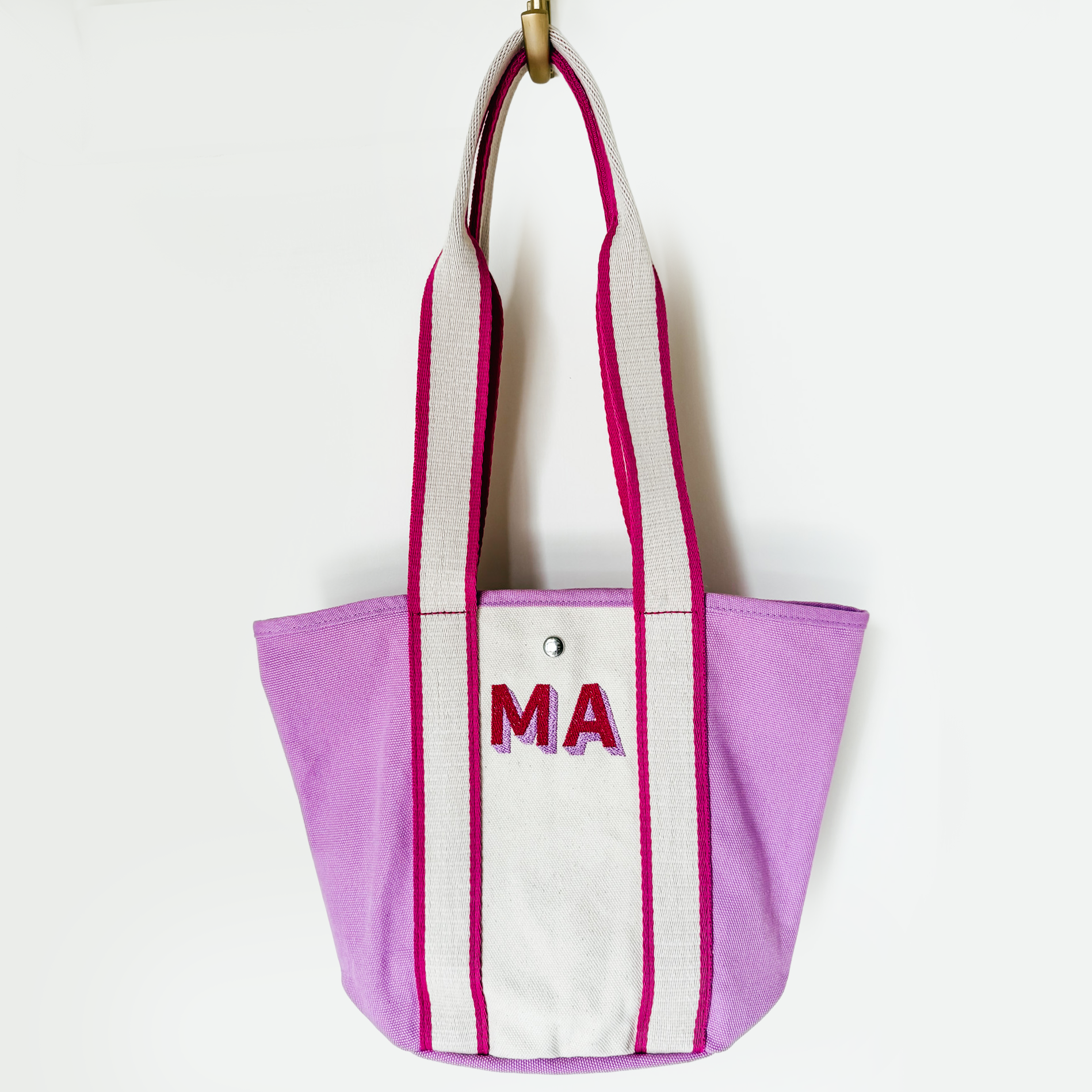 Monogrammed Canvas Tote Bag – Limited Release - Savannah Creations