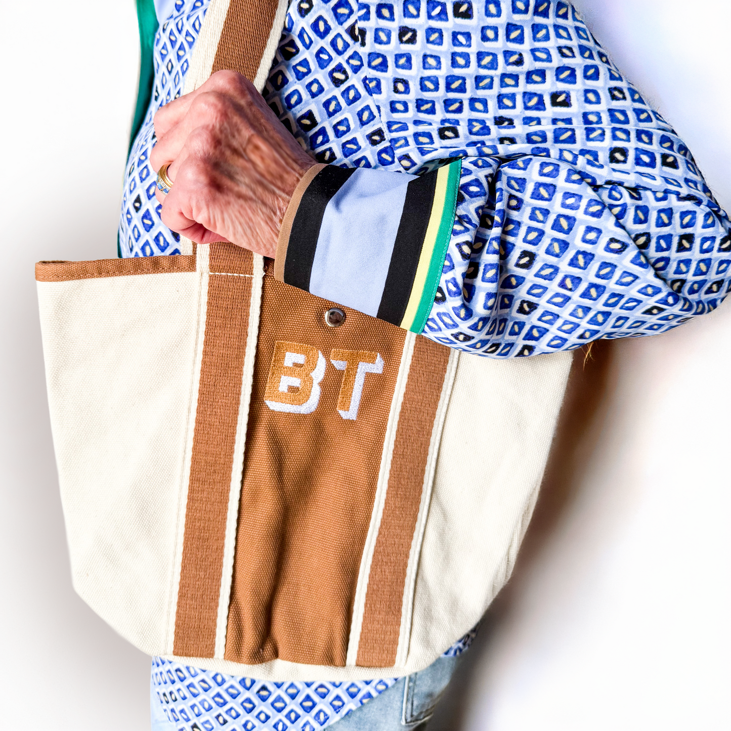 Monogrammed Canvas Tote Bag – Limited Release - Savannah Creations