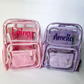 Monogrammed Clear Backpack - Savannah Creations