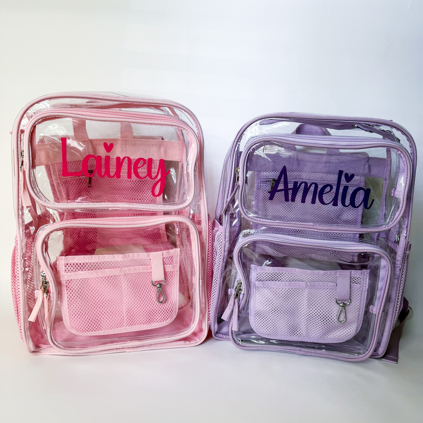 Monogrammed Clear Backpack - Savannah Creations