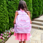 Monogrammed Gingham Backpack & Lunchbox Set - Savannah Creations