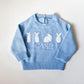 Monogrammed Baby Boy Easter Sweater: Bunny Photo Outfit
