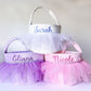 Monogrammed Ballerina Easter Basket, Tutu Skirt, Personalized Gift