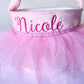 Monogrammed Ballerina Easter Basket, Tutu Skirt, Personalized Gift