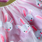 Monogrammed Easter Tutu Outfit: Custom Bunny Shirt & Bow