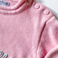 Monogrammed Felted Name Cotton Sweater: Customized Kids Rollneck