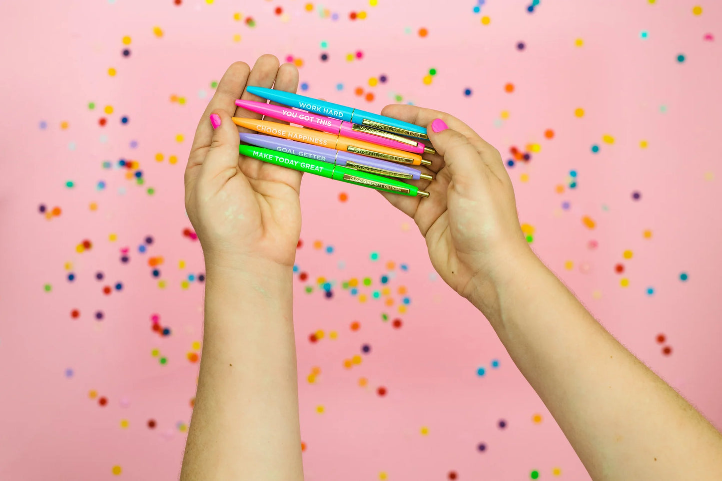 Motivational Pen Set with Inspiring Phrases – Perfect Gift Pack - Savannah Creations